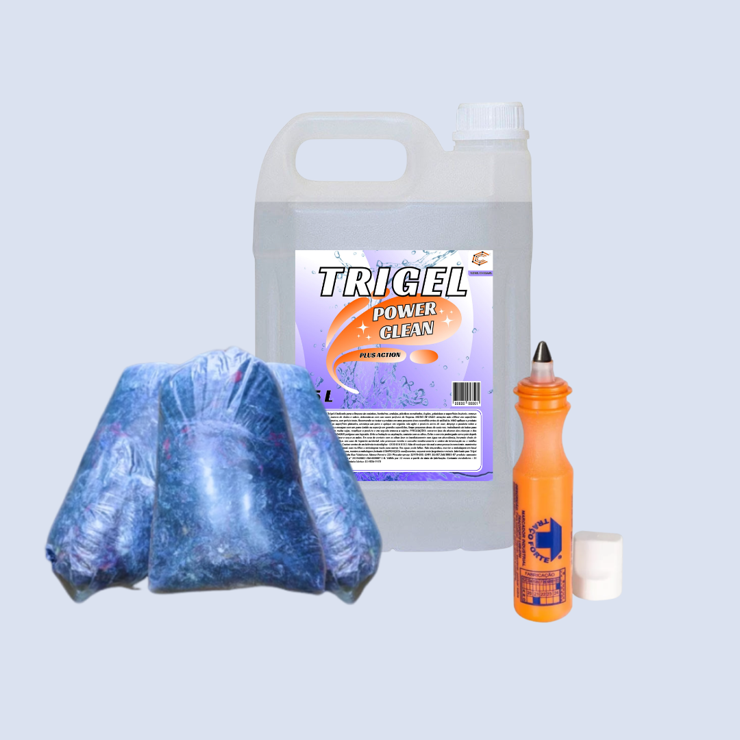 Estopa Azul 2Kg, Marcador Industrial & Multiuso (Power Clean)