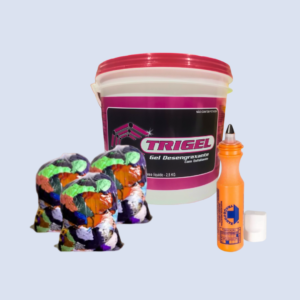 Pano Retalho 2Kg, Marcador Industrial  & Gel Desengraxante Rosa