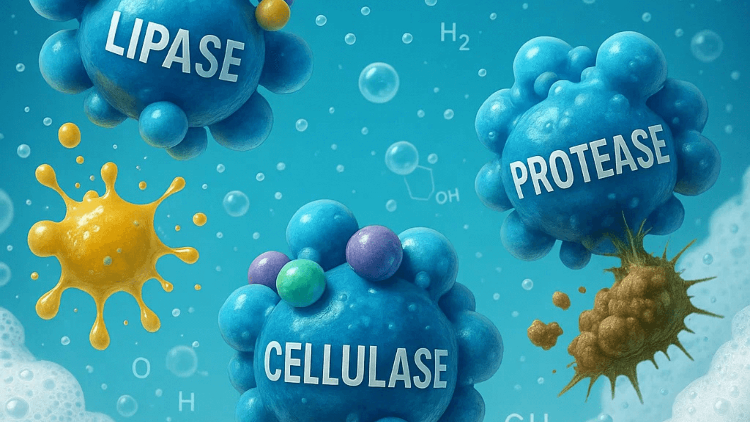 🧪 Enzimas na Limpeza: A Revolução que Substitui Químicos Agressivos