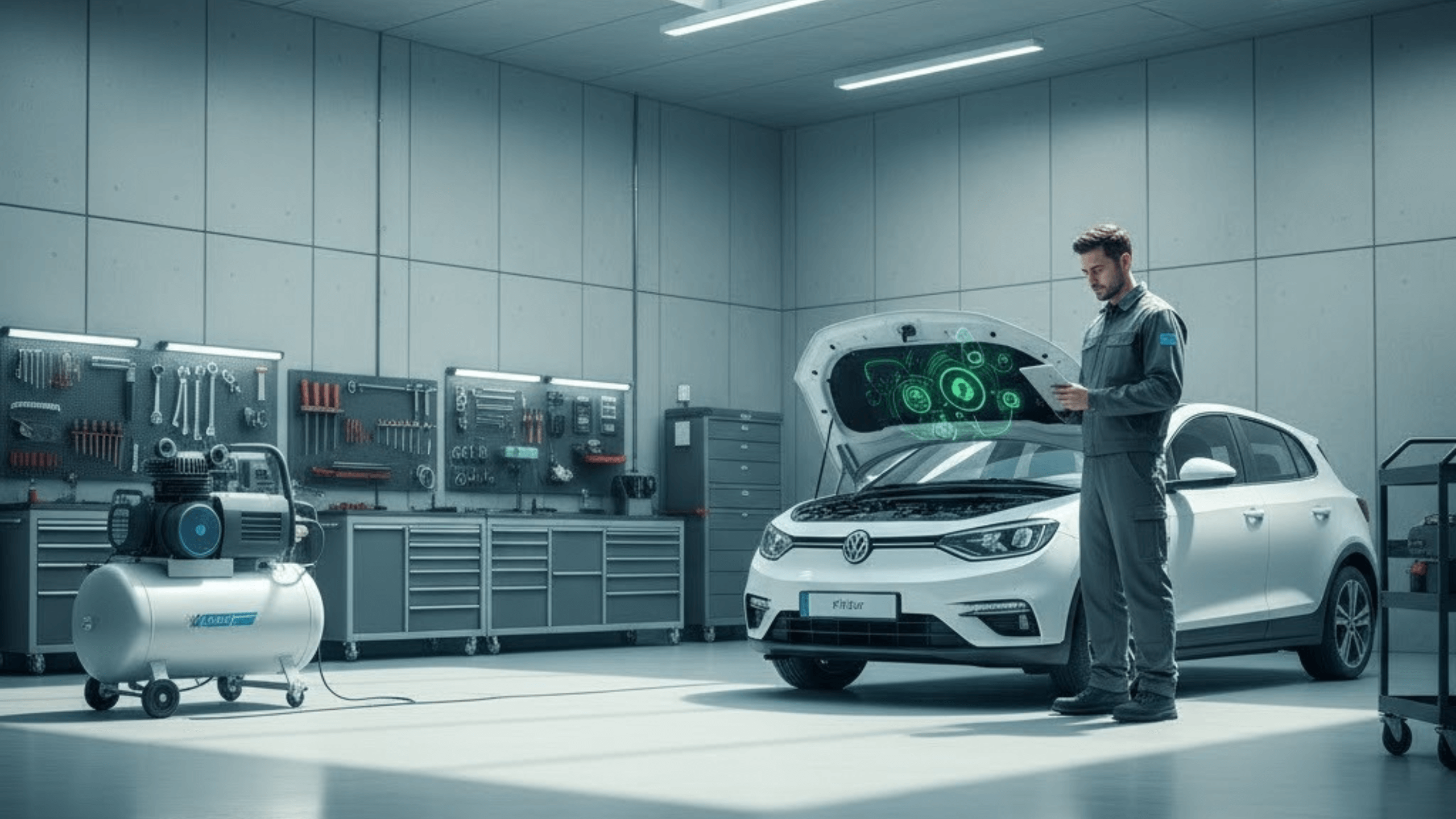 Eficiência energética na oficina automotiva