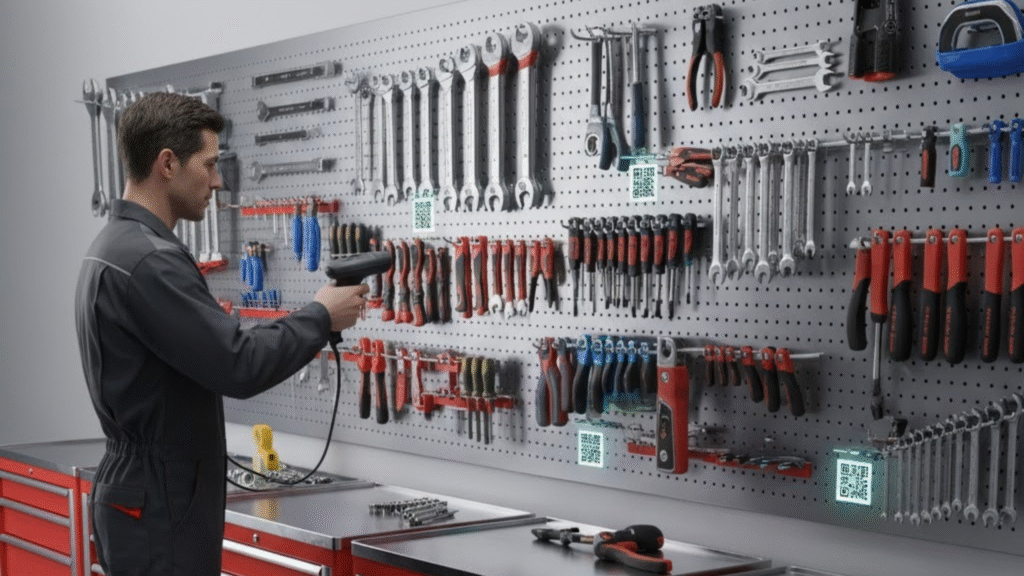 Gestão de ferramentas com QR code