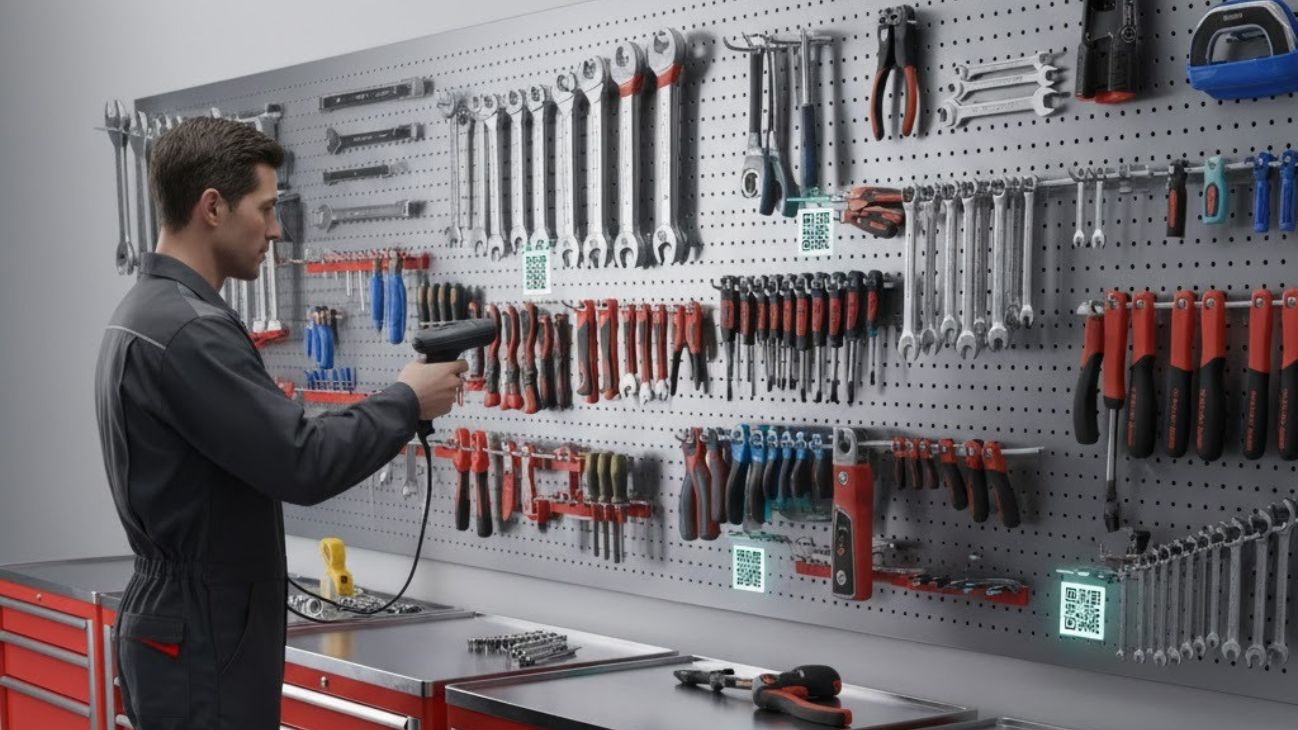 Gestão de ferramentas com QR code