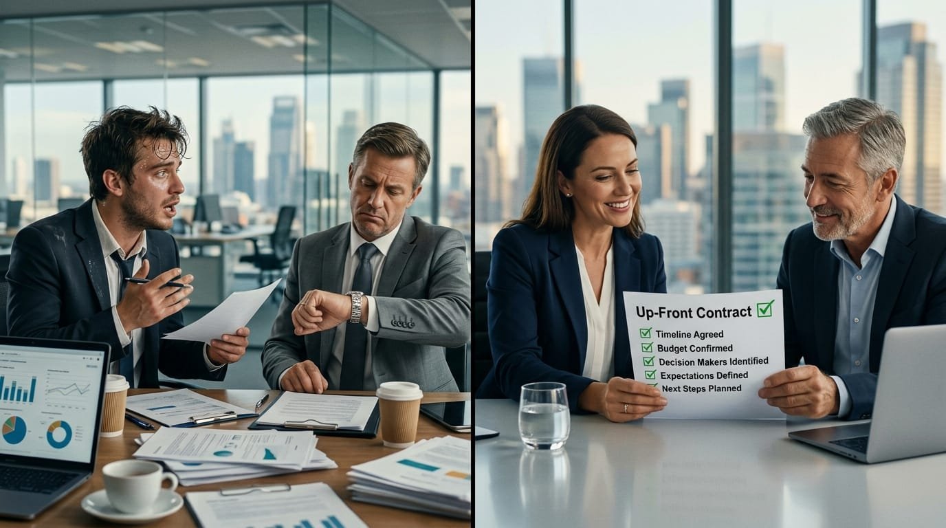 Desqualificação B2B: Use o Contrato Prévio e Anule a Dissonância Cognitiva