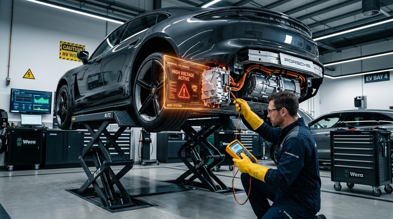 Porsche Taycan o tranco fatal